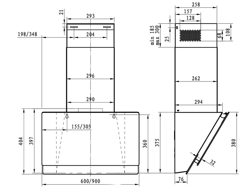 вытяжка кухонная Gorenje WHI649B21S купить
